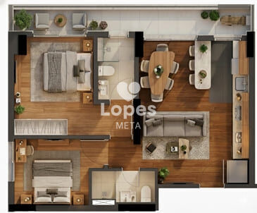 Apartamento, 1 quarto, 41 m² - Foto 38