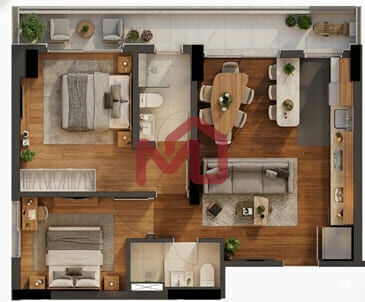 Apartamento, 1 quarto, 41 m² - Foto 38