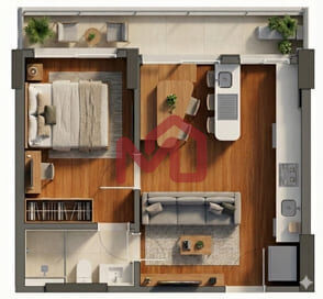 Apartamento, 1 quarto, 41 m² - Foto 39