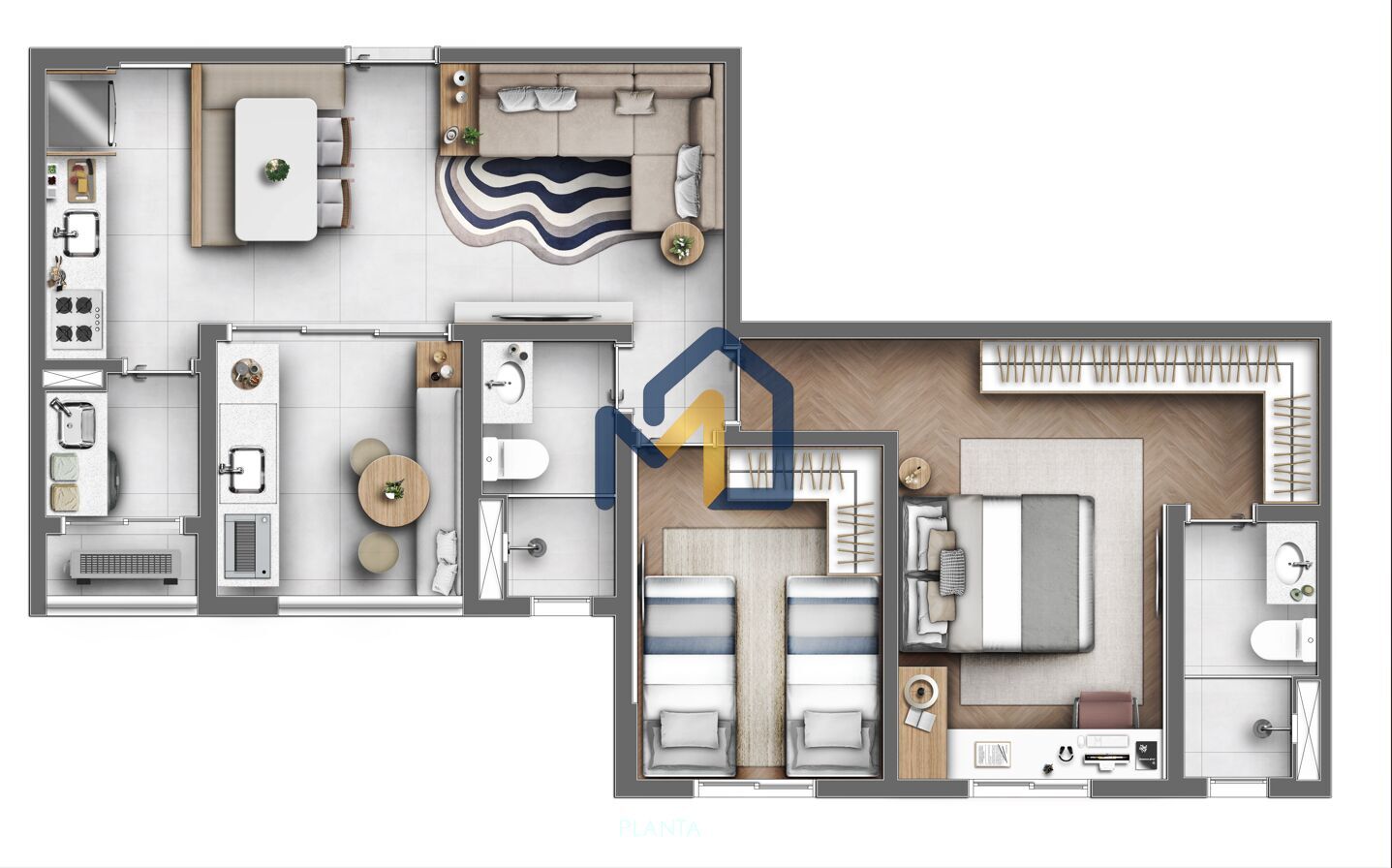 Apartamento, 3 quartos, 87 m² - Foto 4