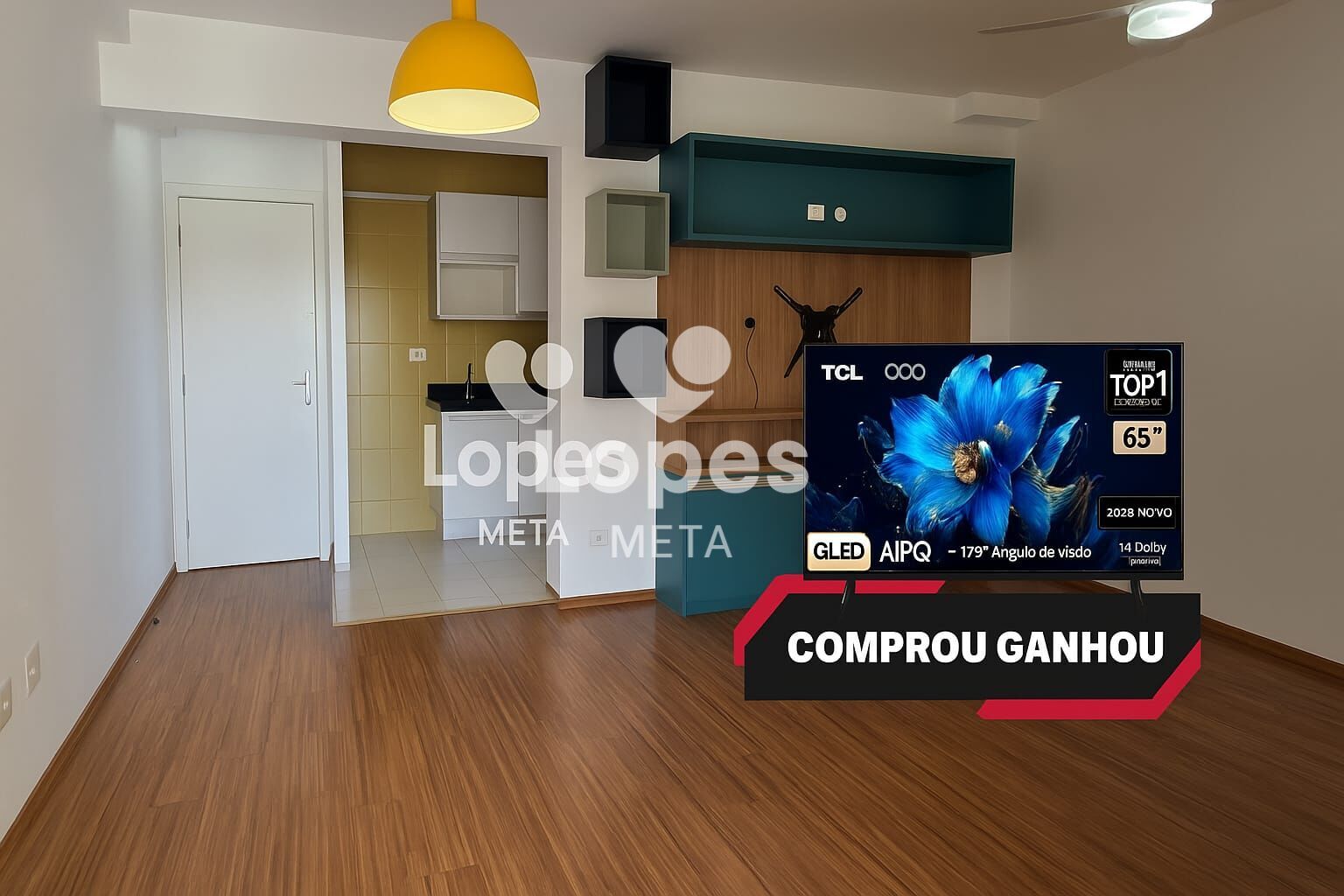 Apartamento, 3 quartos, 70 m² - Foto 1