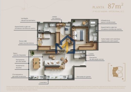 Apartamento, 2 quartos, 73 m² - Foto 26