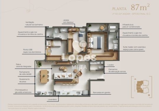 Apartamento, 3 quartos, 87 m² - Foto 26