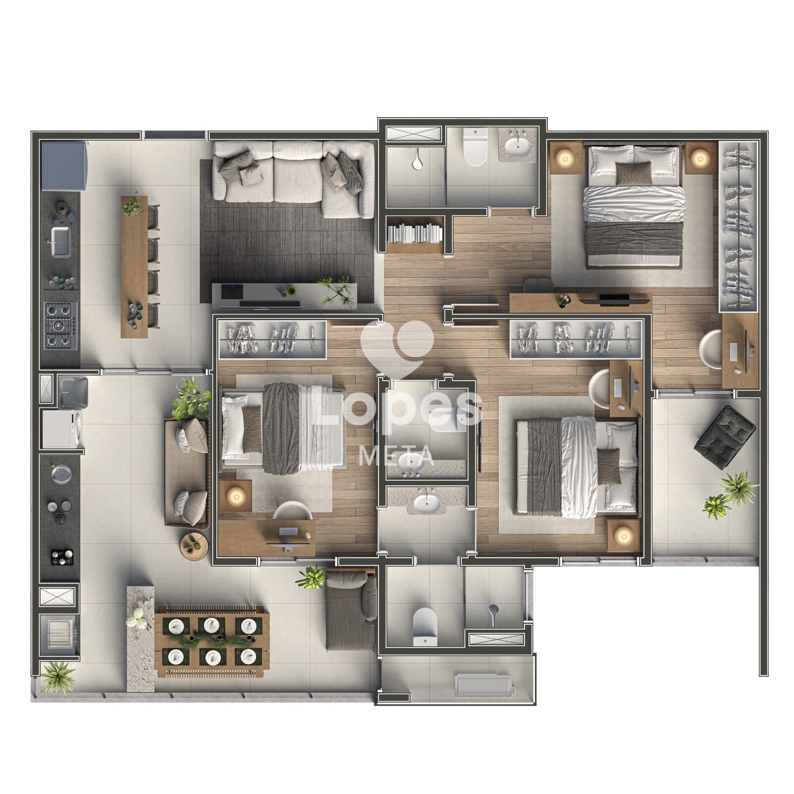 Apartamento, 3 quartos, 84 m² - Foto 10