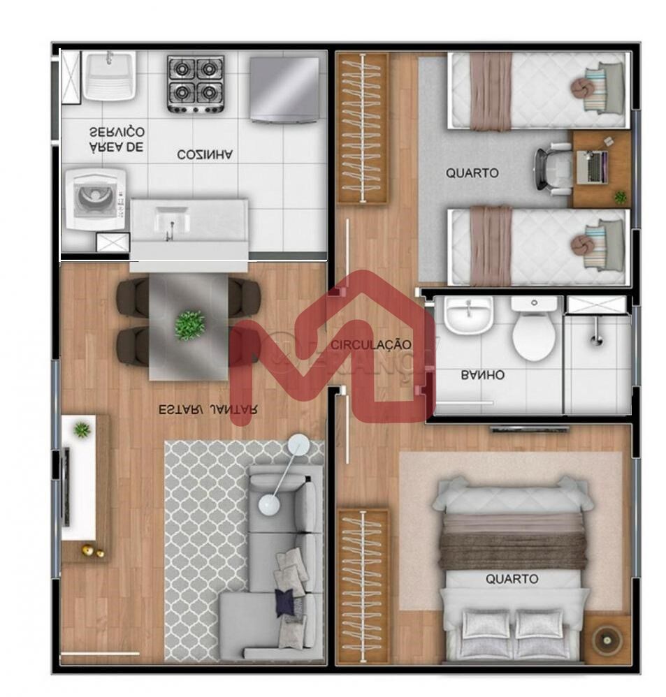 Apartamento, 2 quartos, 38 m² - Foto 11