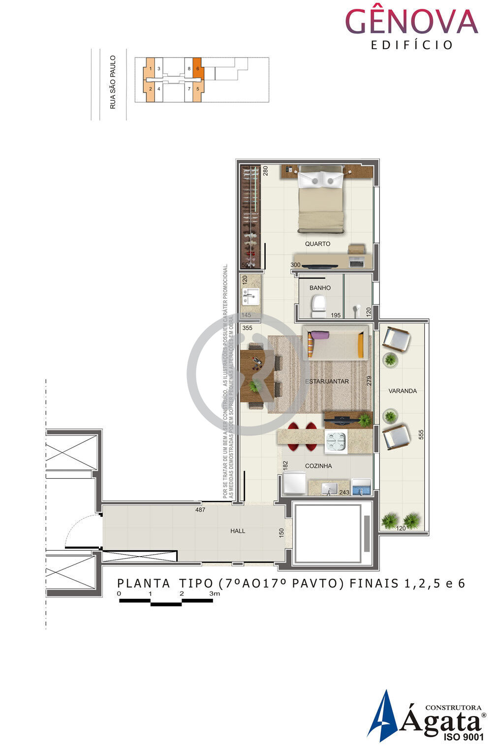 Apartamento, 1 quarto, 35 m² - Foto 44