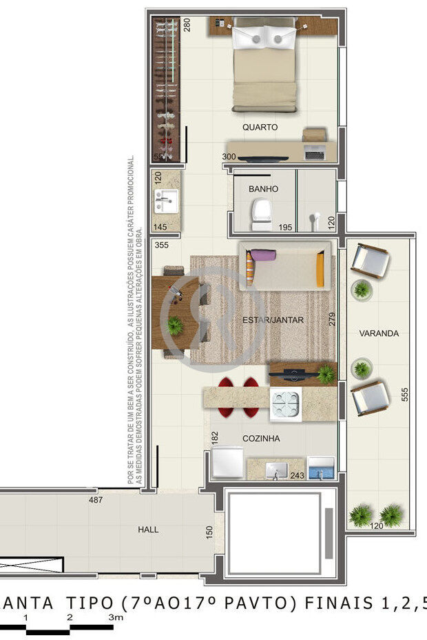 Apartamento, 1 quarto, 35 m² - Foto 38