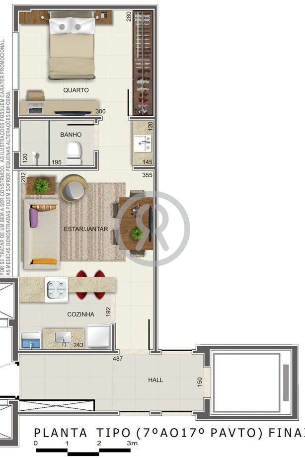 Apartamento, 1 quarto, 35 m² - Foto 47