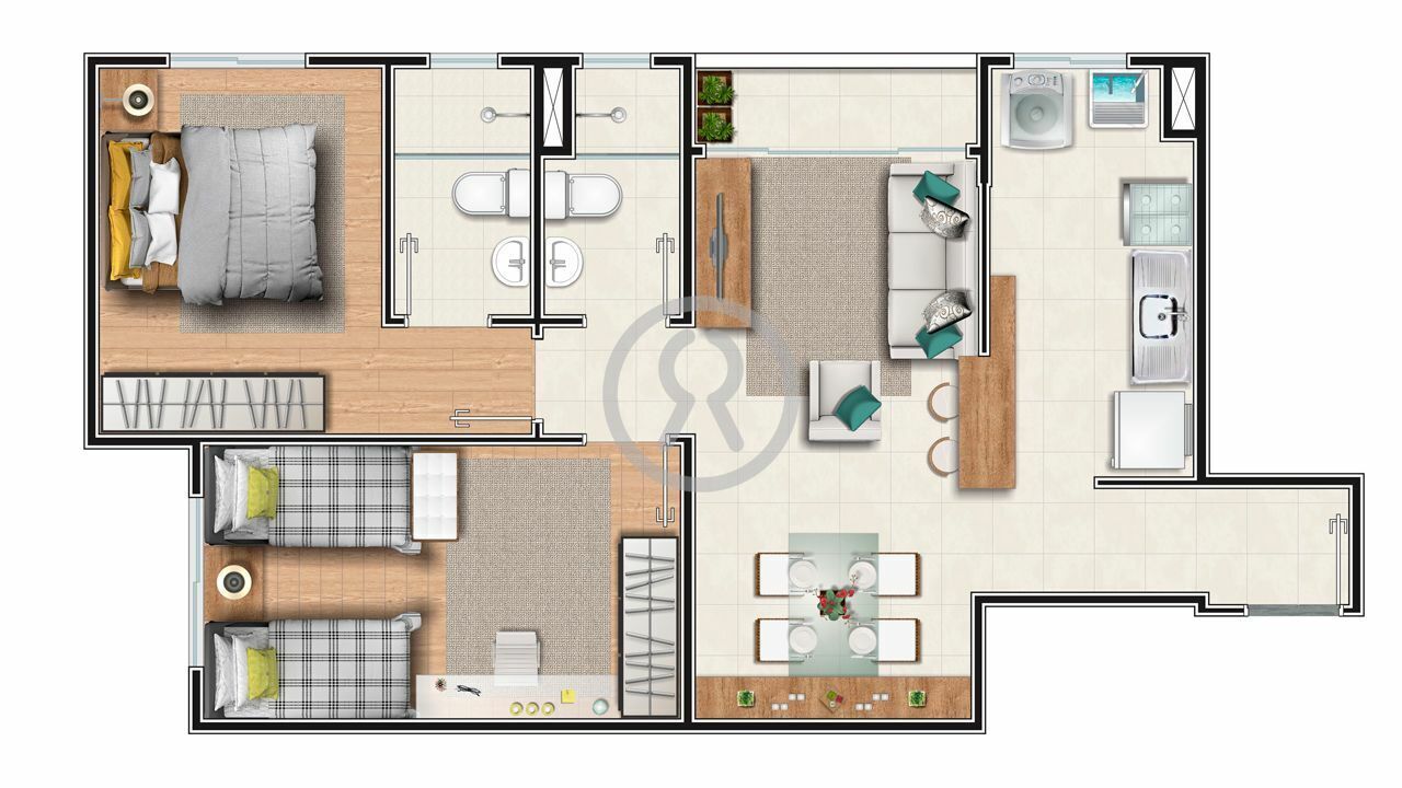 Apartamento à venda com 2 quartos, 56m² - Foto 45