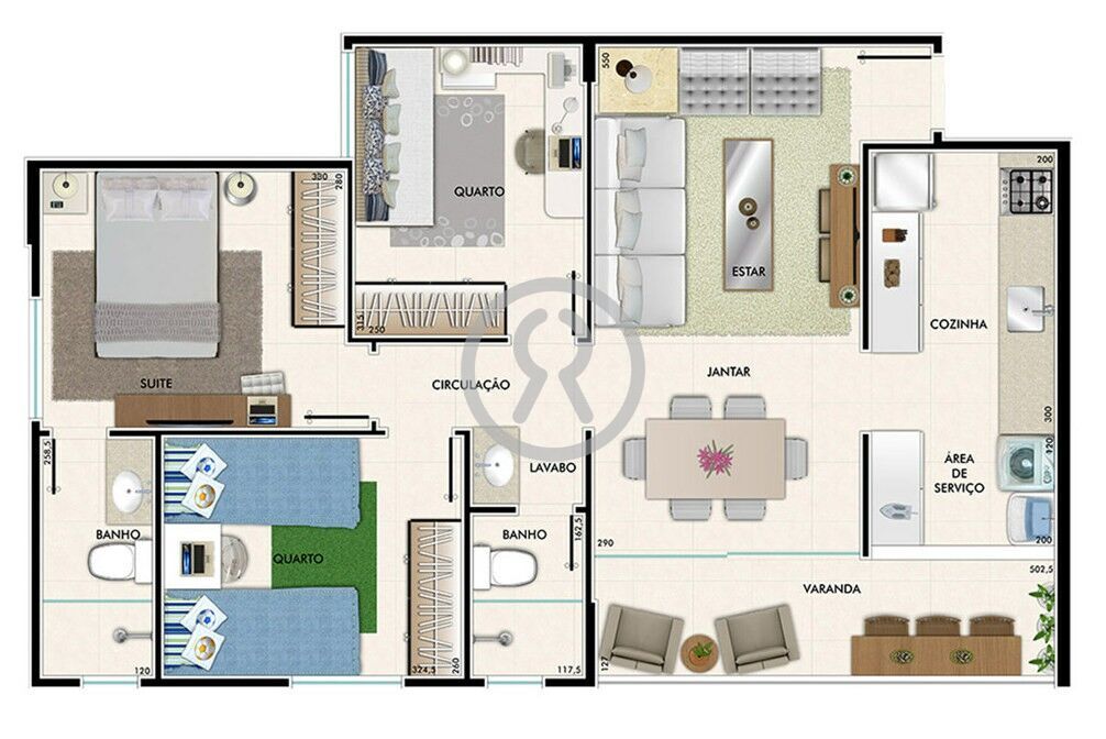 Apartamento, 2 quartos, 55 m² - Foto 83