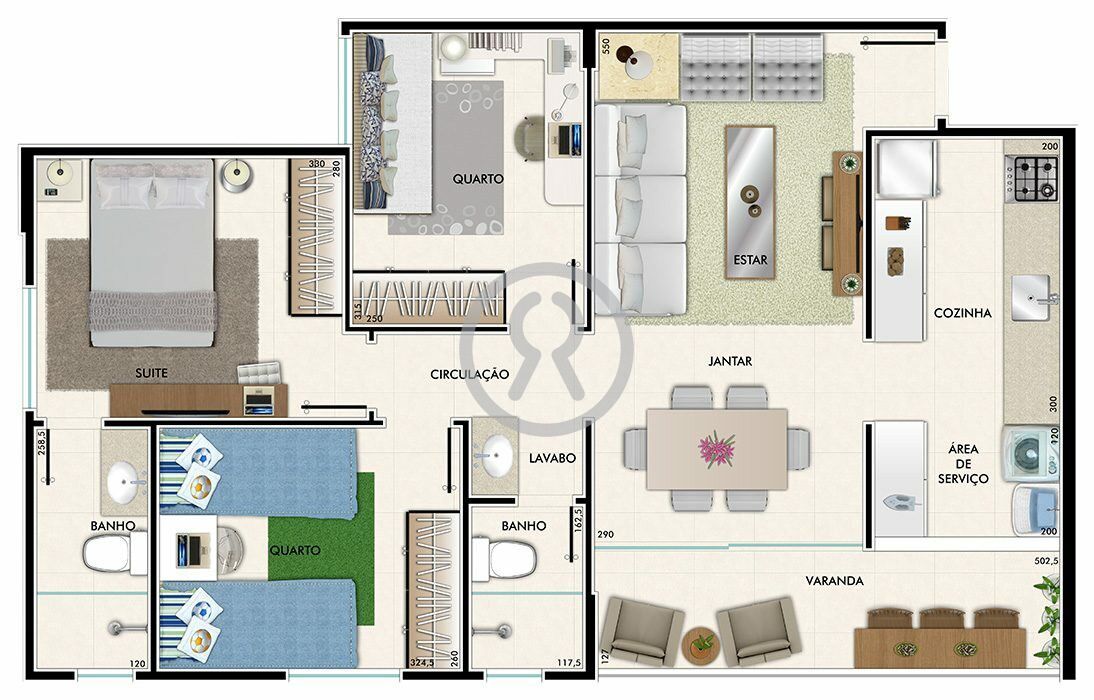 Apartamento, 2 quartos, 55 m² - Foto 79