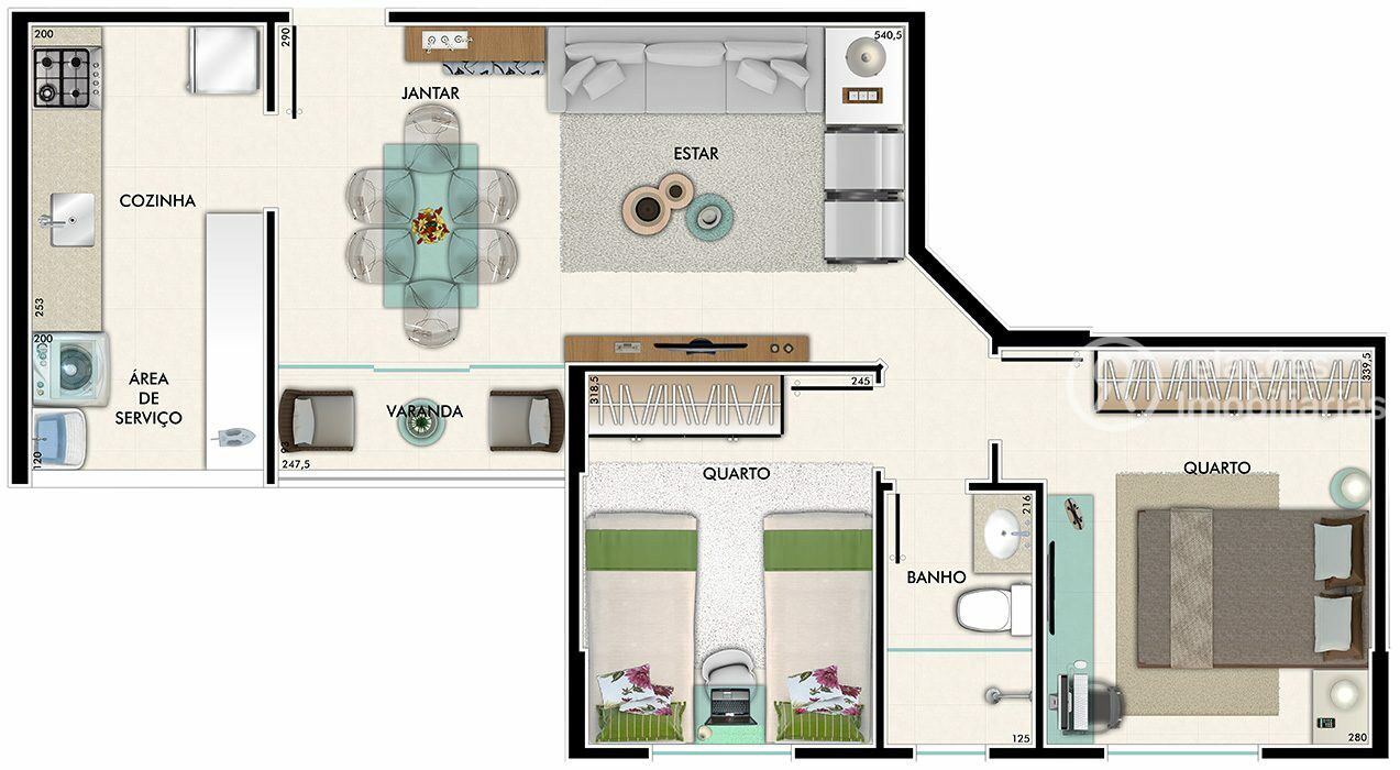 Apartamento para alugar com 3 quartos, 75m² - Foto 48