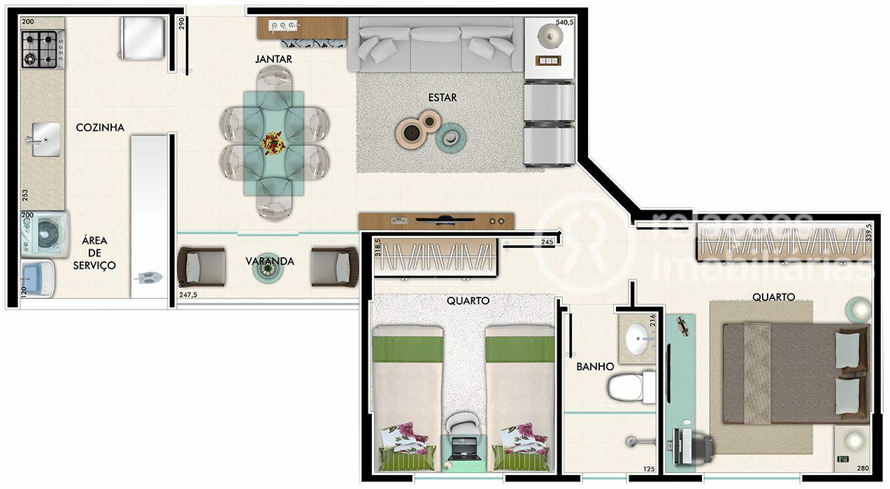 Apartamento para alugar com 3 quartos, 75m² - Foto 48