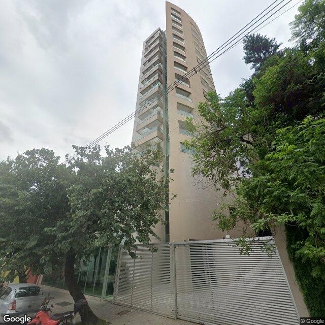 Imagem estática do "Street View" da localização