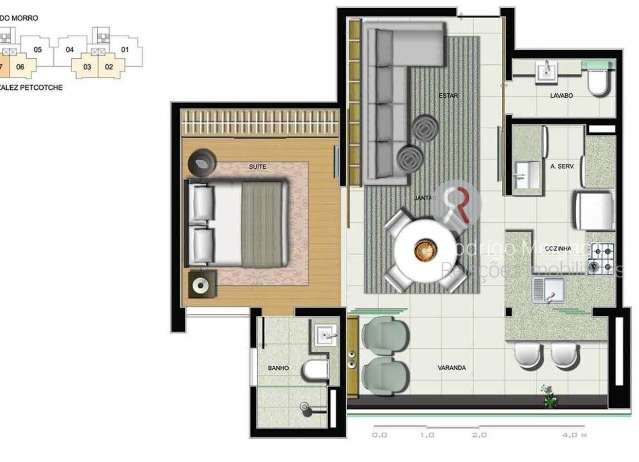 Apartamento à venda com 1 quarto, 56m² - Foto 36