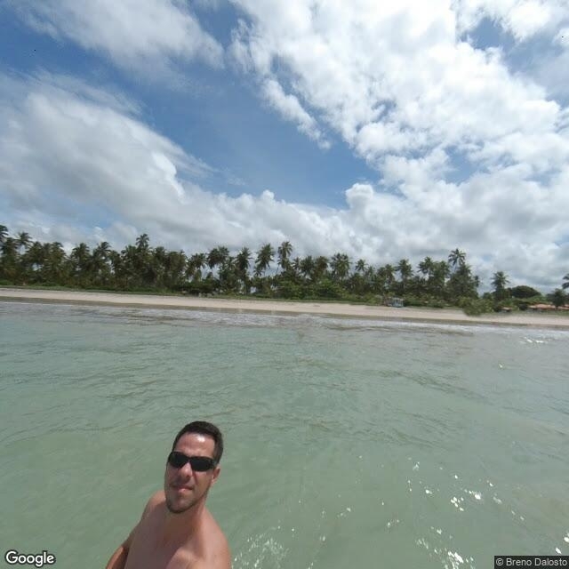 Imagem estática do "Street View" da localização