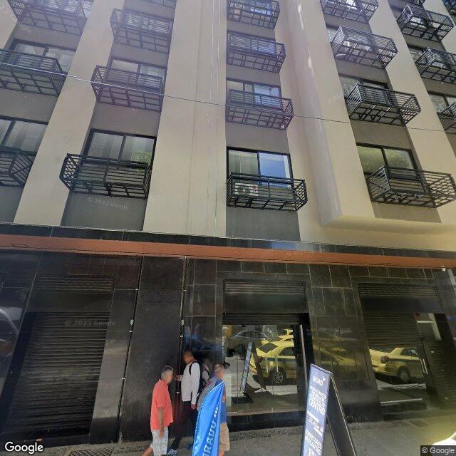 Imagem estática do "Street View" da localização