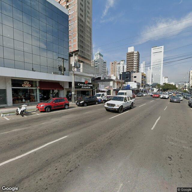 Imagem estática do "Street View" da localização