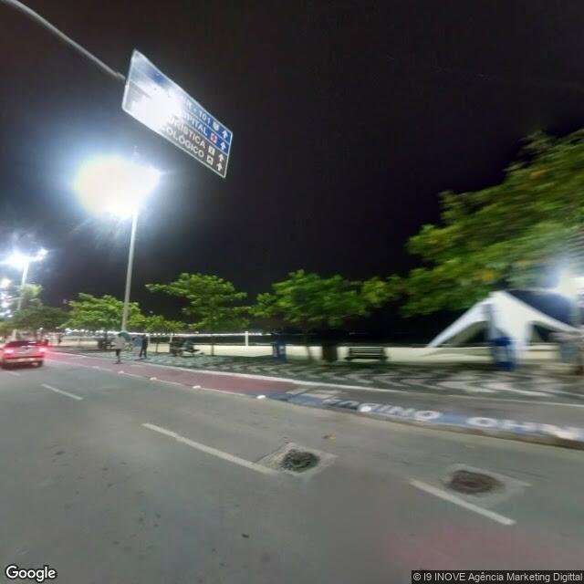 Imagem estática do "Street View" da localização