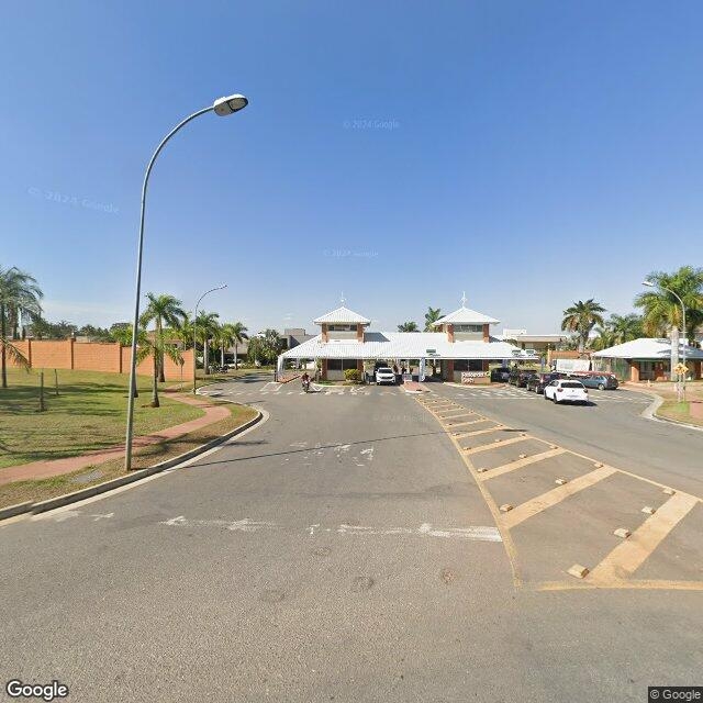 Imagem estática do "Street View" da localização