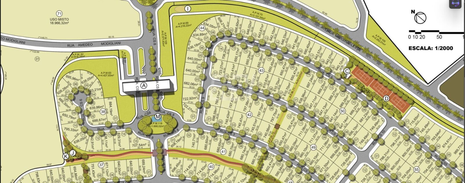 Terreno à venda, 682m² - Foto 1