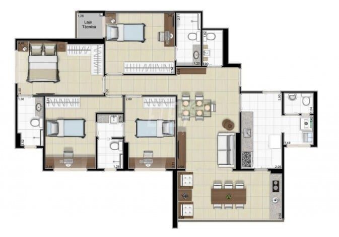 Apartamento, 3 quartos, 118 m² - Foto 20