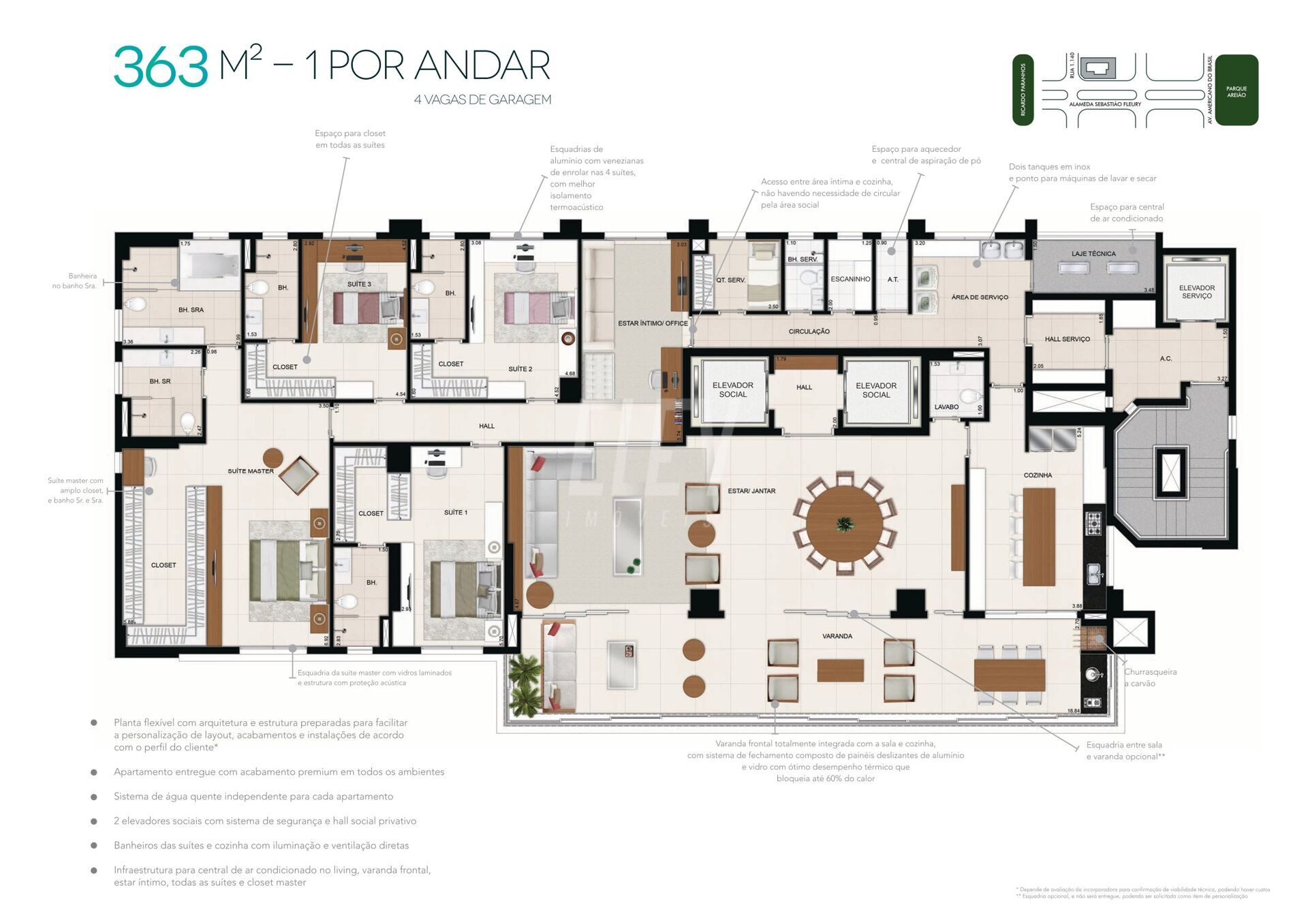 Apartamento à venda com 5 quartos, 363m² - Foto 21