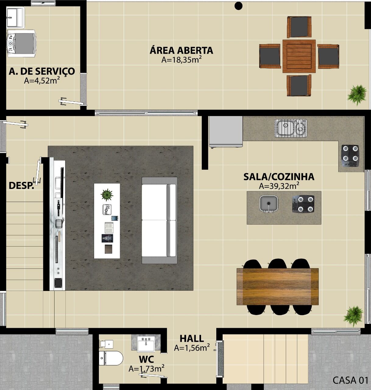 Casa à venda com 3 quartos, 188m² - Foto 50