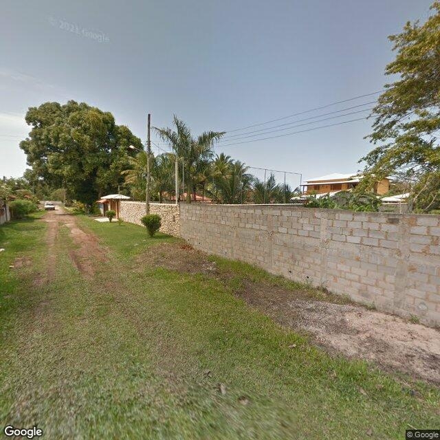 Imagem estática do "Street View" da localização