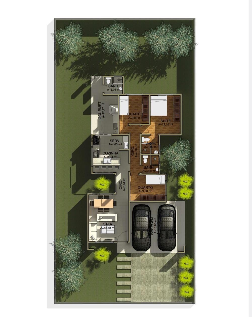 Casa à venda com 3 quartos, 132m² - Foto 7