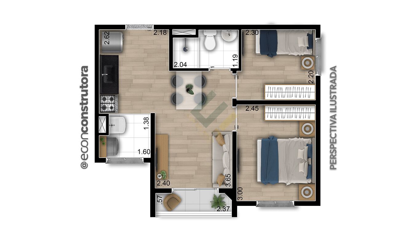 Apartamento à venda com 2 quartos, 37m² - Foto 42