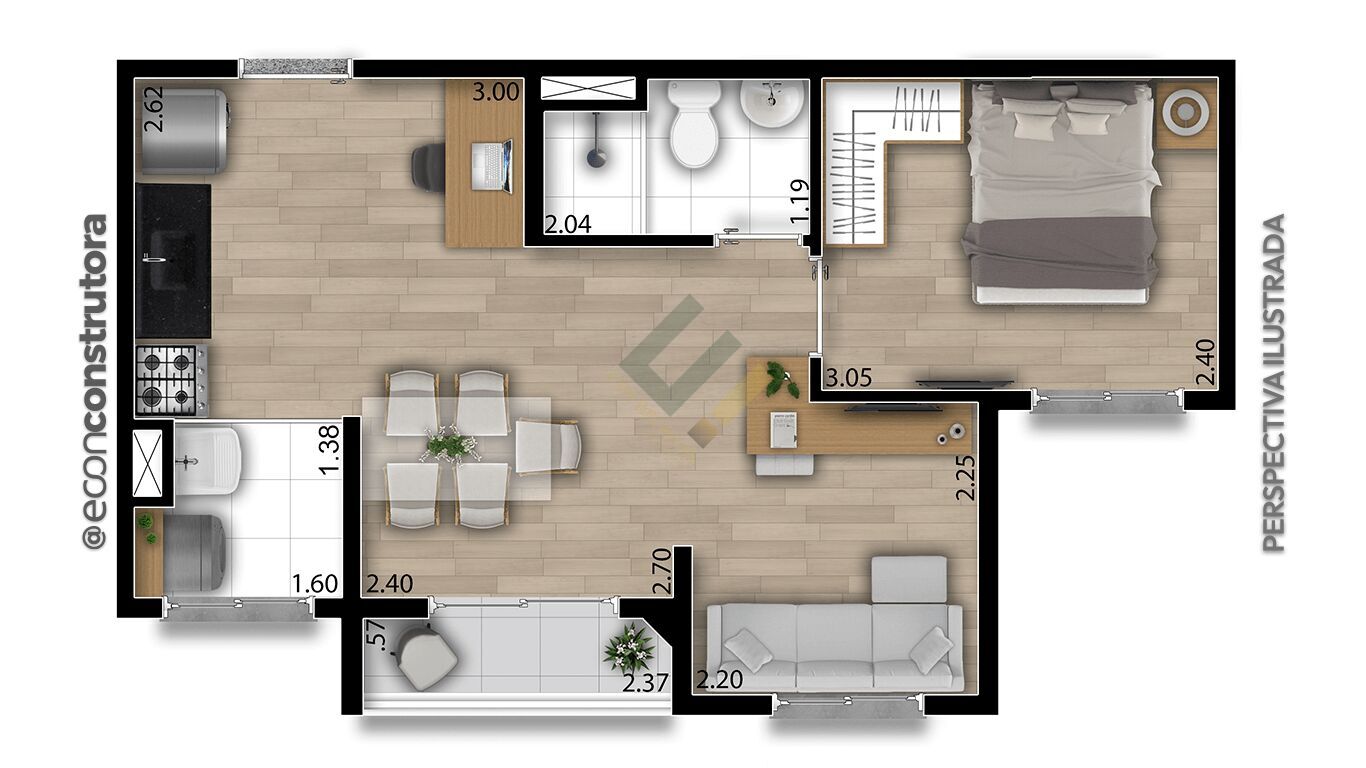 Apartamento à venda com 2 quartos, 37m² - Foto 43