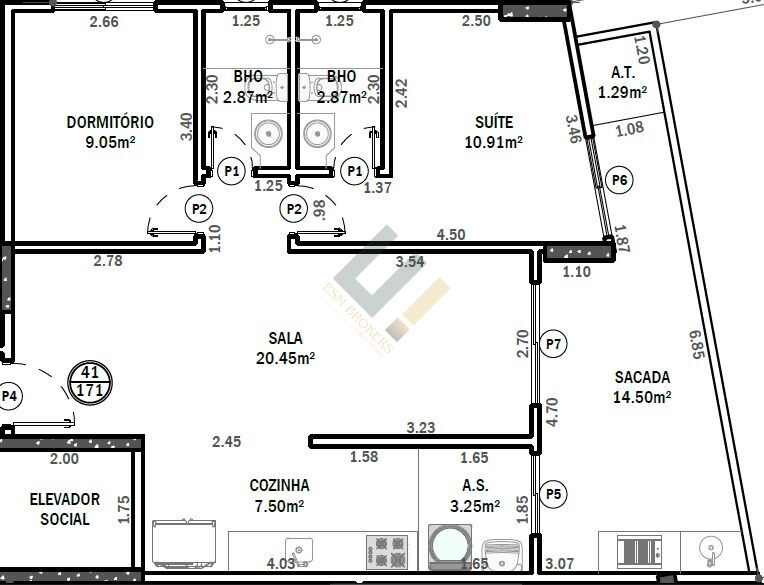 Apartamento, 3 quartos, 126 m² - Foto 41