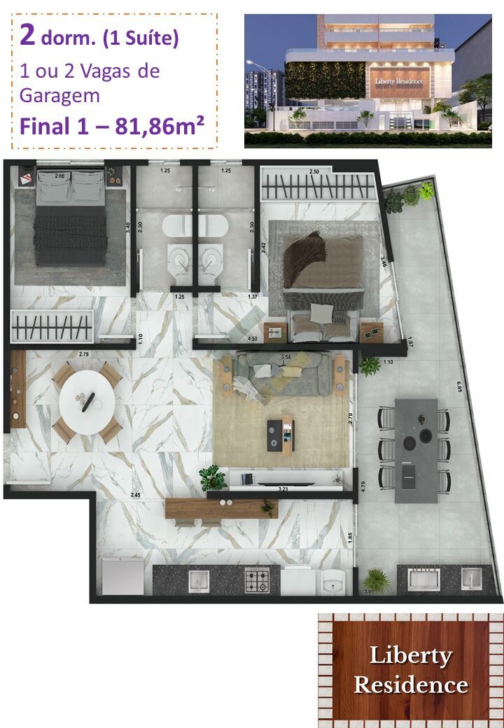 Apartamento, 3 quartos, 126 m² - Foto 43