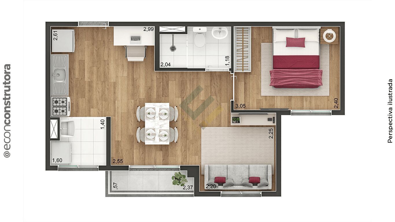 Apartamento, 2 quartos, 38 m² - Foto 27