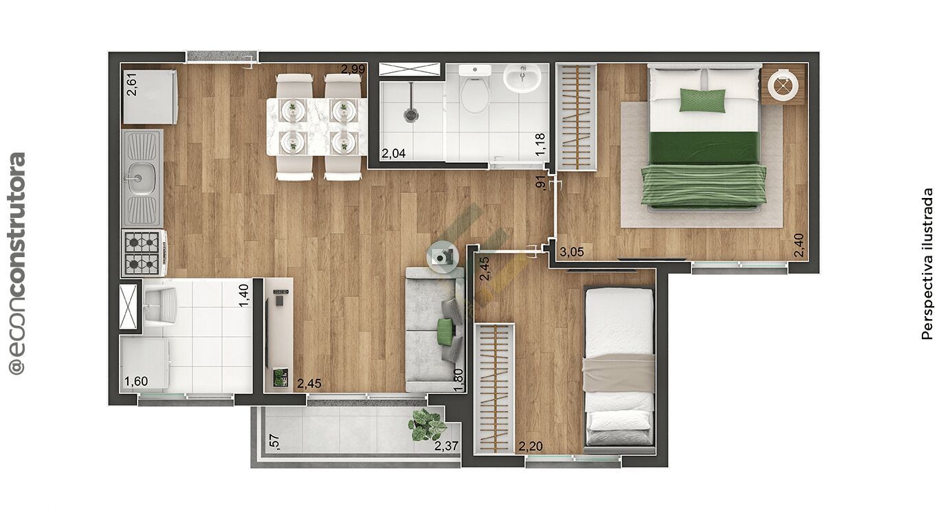 Apartamento, 2 quartos, 38 m² - Foto 26