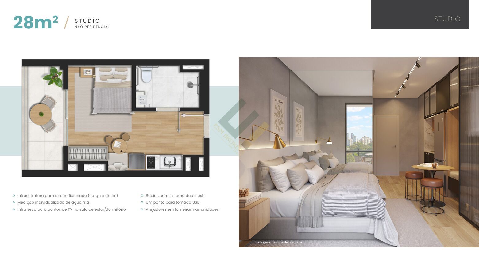 Apartamento, 1 quarto, 28 m² - Foto 24