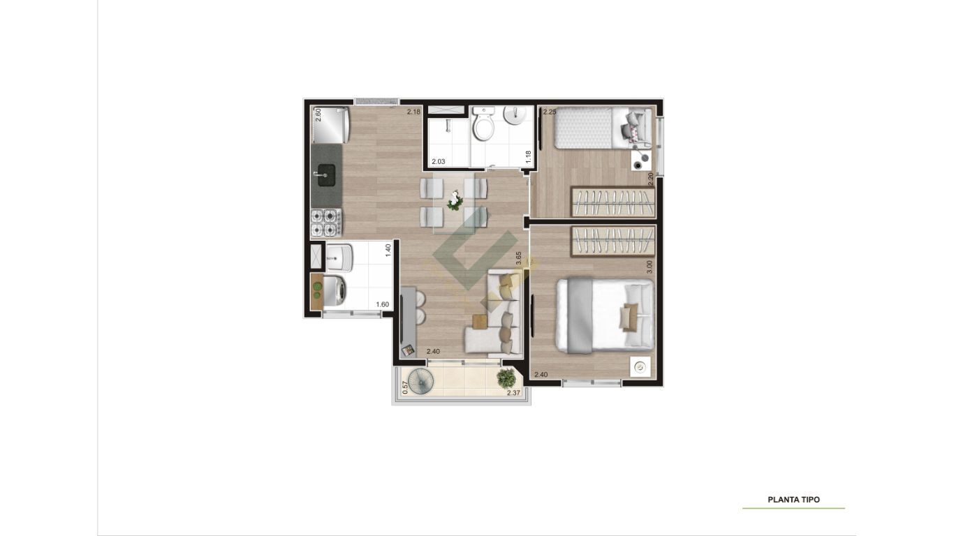 Apartamento à venda com 2 quartos, 38m² - Foto 27