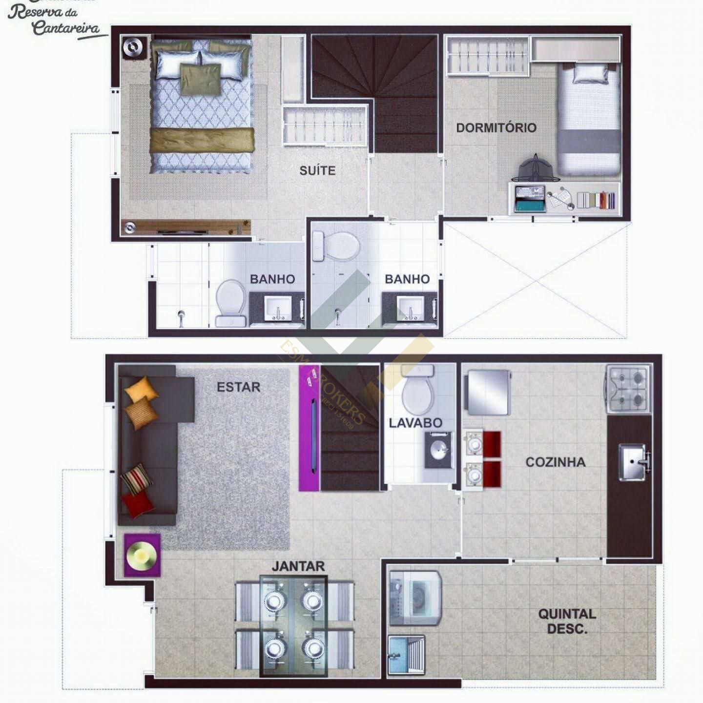 Casa de Condomínio, 2 quartos - Foto 14