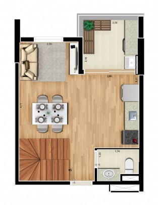 Cobertura à venda com 1 quarto, 62m² - Foto 21