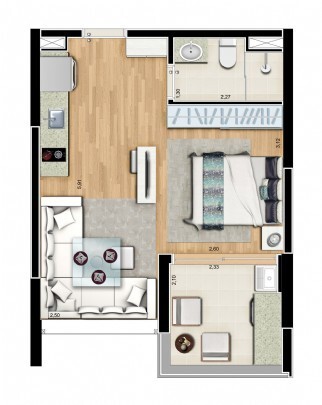 Cobertura à venda com 1 quarto, 62m² - Foto 20