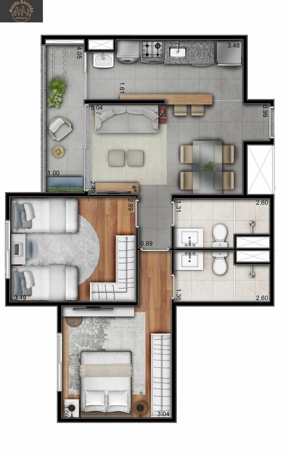 Apartamento à venda com 3 quartos, 76m² - Foto 14