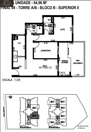 Apartamento à venda com 2 quartos, 55m² - Foto 3