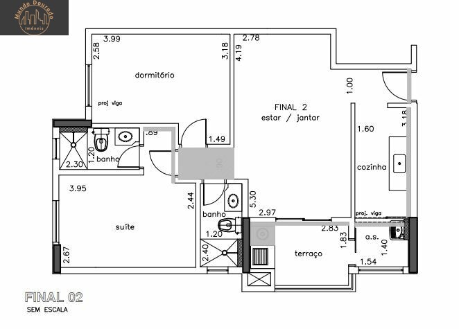 Apartamento à venda com 2 quartos, 70m² - Foto 32