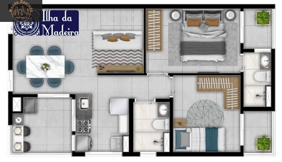 Apartamento à venda com 2 quartos, 57m² - Foto 14