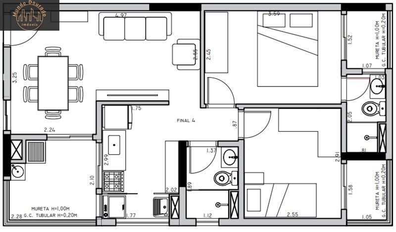 Apartamento à venda com 2 quartos, 57m² - Foto 19