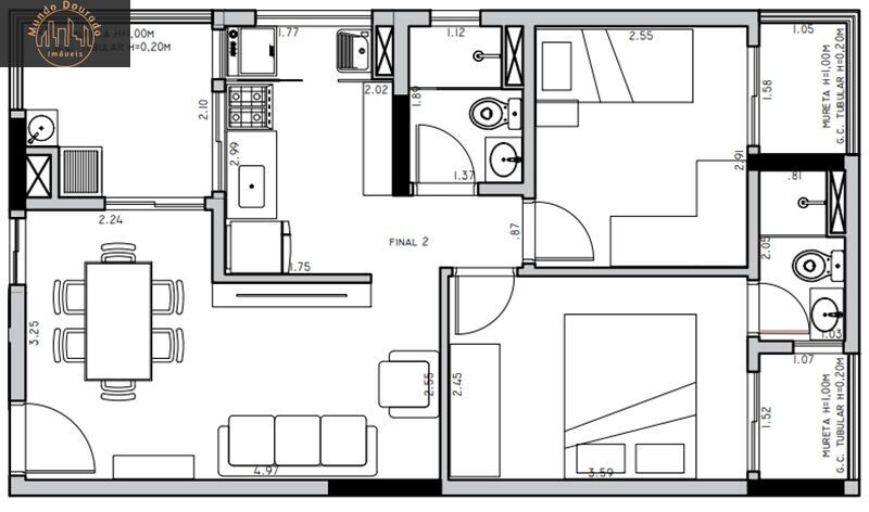 Apartamento à venda com 2 quartos, 57m² - Foto 18