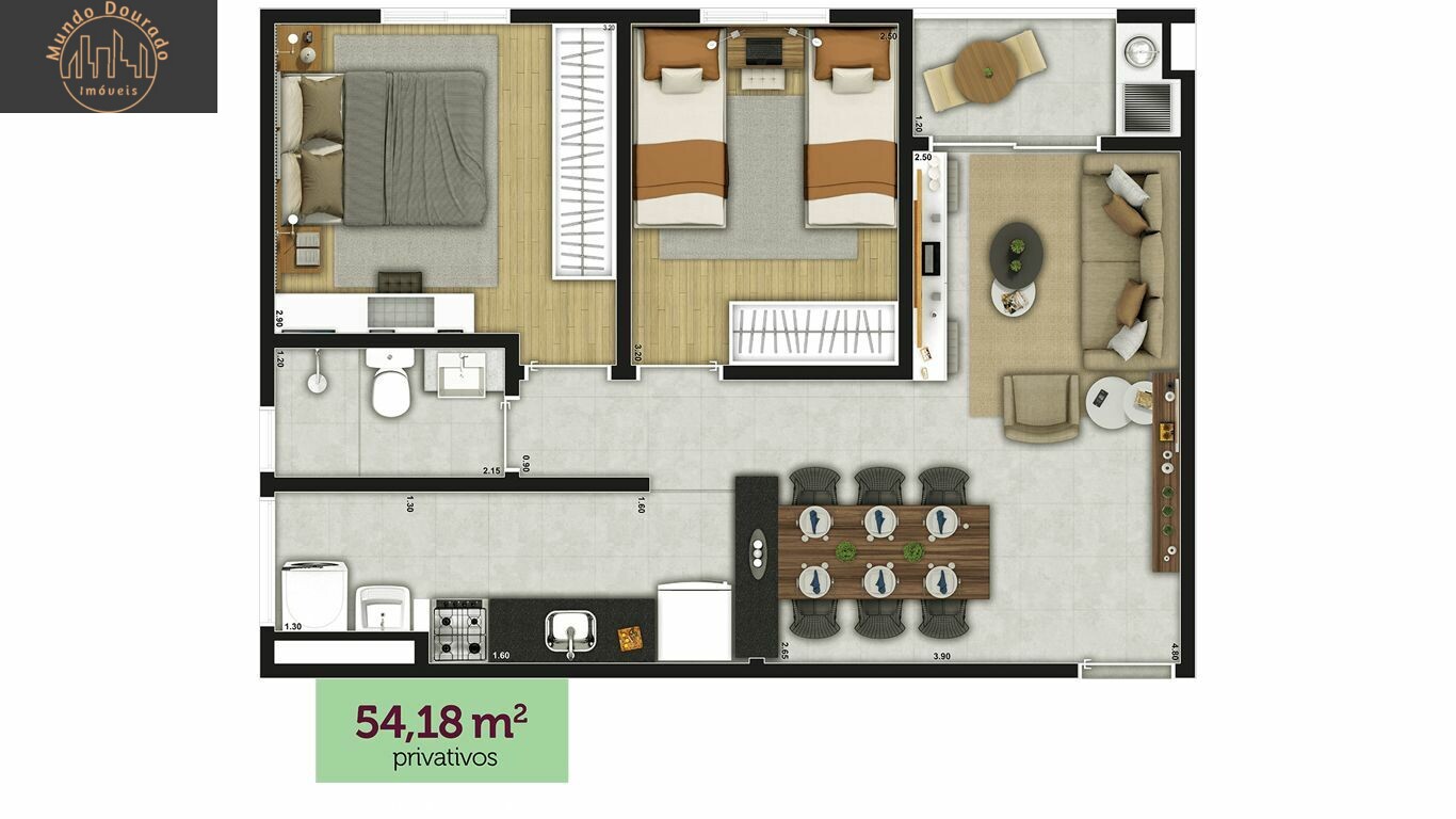 Apartamento à venda com 2 quartos, 54m² - Foto 23