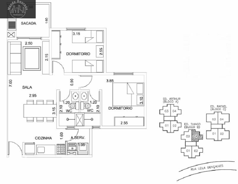 Apartamento à venda com 2 quartos, 58m² - Foto 32