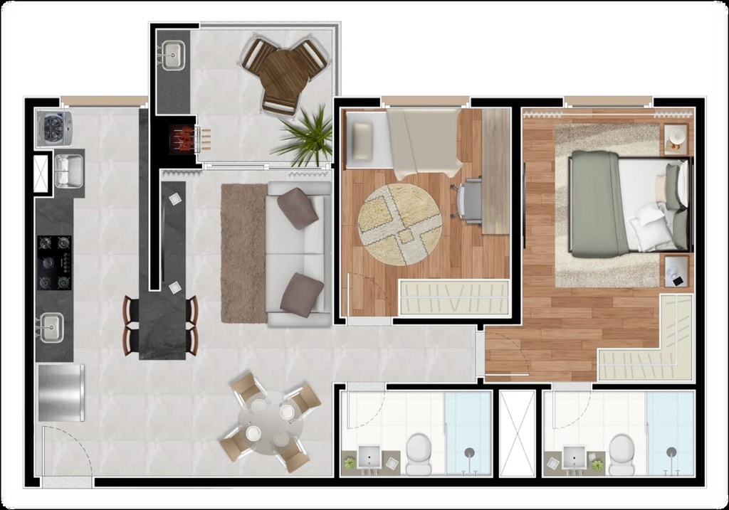 Apartamento à venda com 3 quartos, 83m² - Foto 34